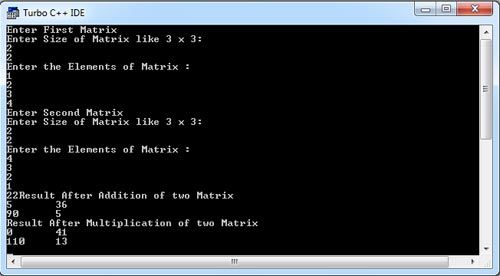 Write a program of matrix in c using friend functionn c++ using friend function