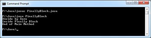 Finally Block In Java With Example