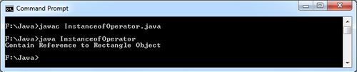 instanceof Operator in Java Example