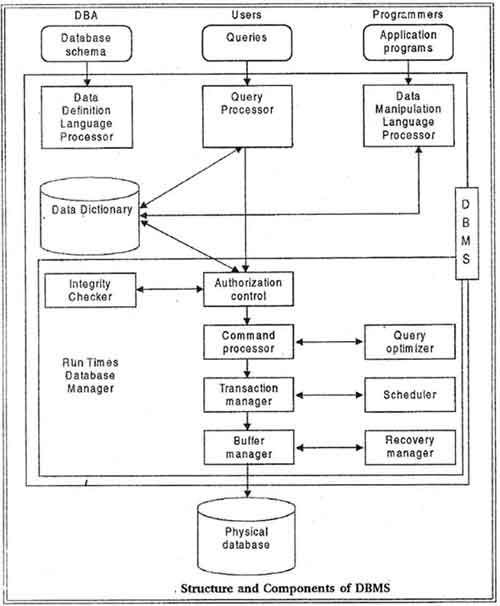 what-are-the-components-of-dbms