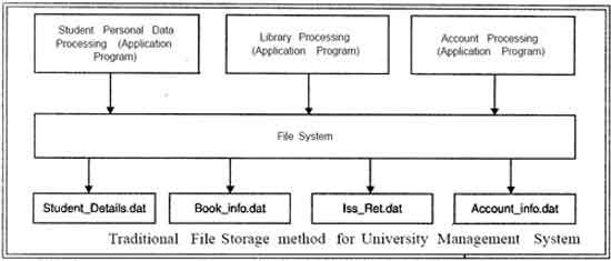 Disadvantage in file processing system?   experts123