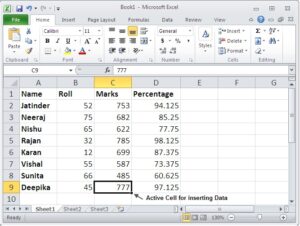 Managing Data in Excel in 2010 - Computer Notes