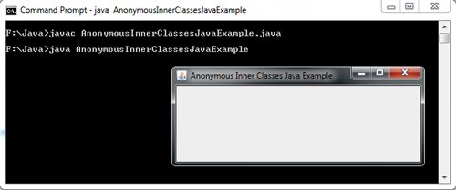 Anonymous Inner Classes in Java with Examples