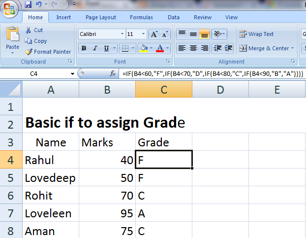 How To Use If Condition In Excel - Printable Timeline Templates