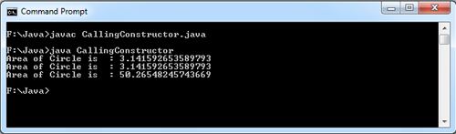 Calling Constructor from Constructor Java