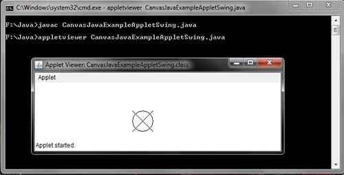 Java AWT Canvas Example