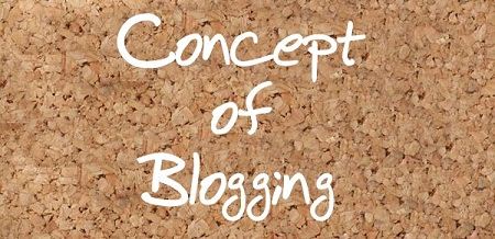 Concept of blogging