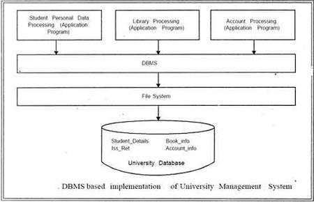 database approach dbms independence data ecomputernotes implementation based