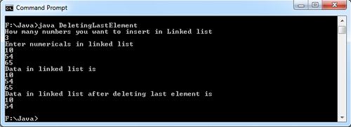 Deleting Last Element of Linked List 