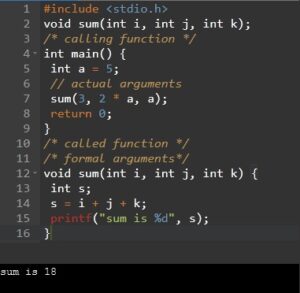 Formal And Actual Arguments In Python