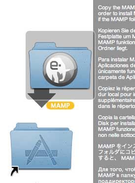 Drag MAMP folder to Application folder