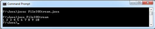 Write byte array to a file using FileOutputStream 