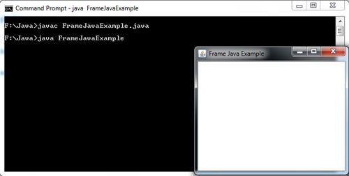 Frame Java Example