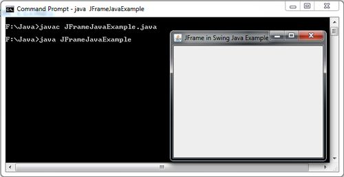 JFrame in Java Example