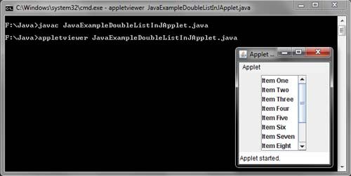 DoubleList Java Example