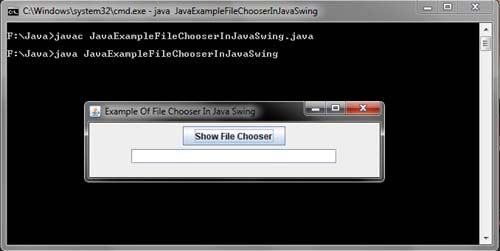 JFileChooser Java Swing Example