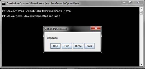 showOptionDialog Java Example