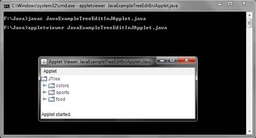 Java JTree Cell Editor Example