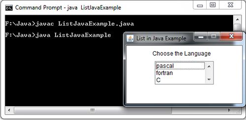 List in Java Example