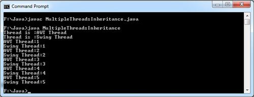 Multiple Threads in Java by Inheritance