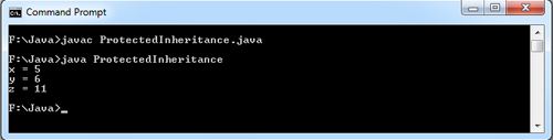 Inheritance Protected Members Java Example