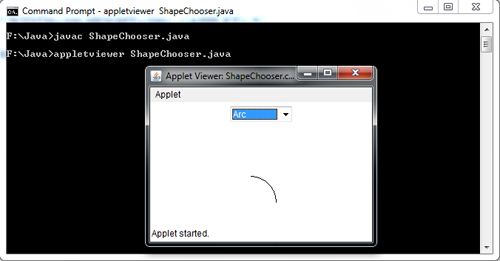 ShapeChooser in Java Example