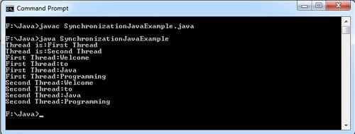 Synchronization in Java Example