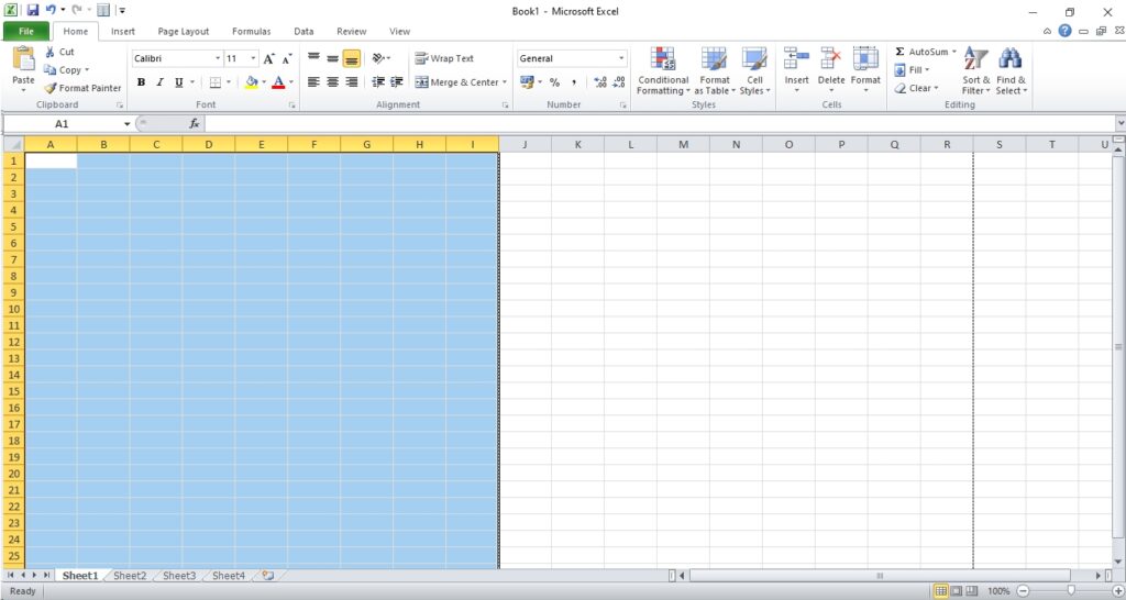 Zoom IN/OUT in Excel 2010 - Computer Notes