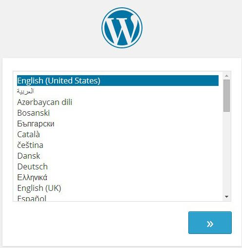 Wordpress Language Installation