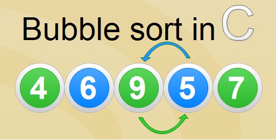 bubble sort in C