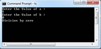C Program division without causing a division by zero error