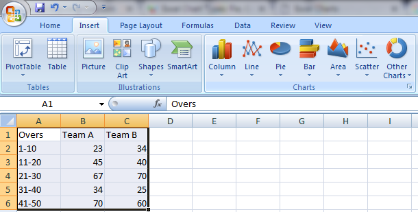 excel graph