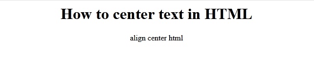 how to center text in css